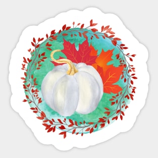 Fall Pumpkin Sticker